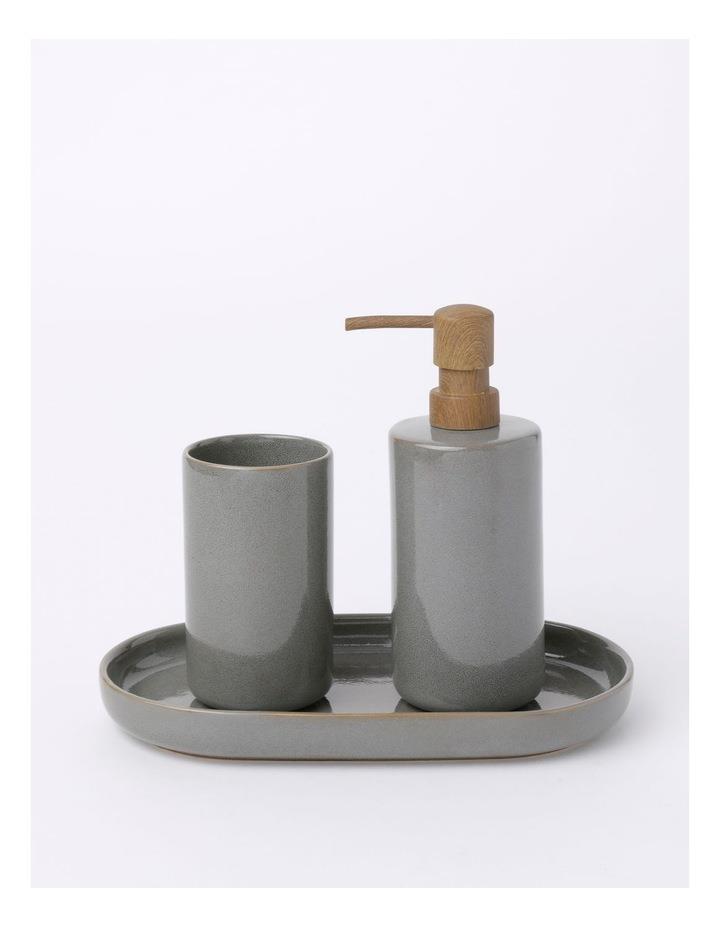 Australian House & Garden Pottery Bathroom Accessories in Grey/Sand Grey Tumbler