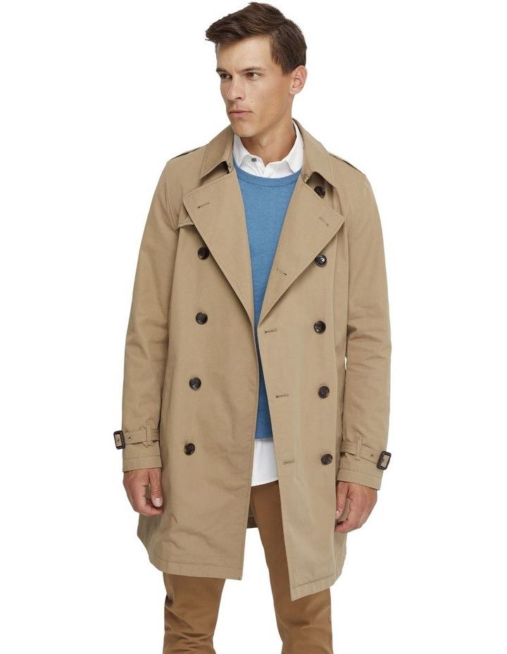 Oxford Marco Short Trench Coat in Sand Lt Brown S