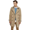 Oxford Marco Short Trench Coat in Sand Lt Brown L