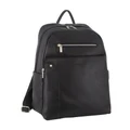 PIERRE CARDIN Leather Laptop/Business Backpack in Black