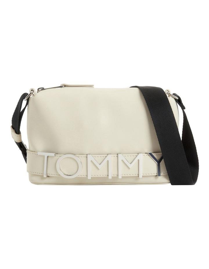 Tommy Hilfiger Bold Logo Camera Bag in Beige Stone