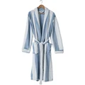 Linen House Ocean City Robe in Cornflower Blue Bathrobe L/XL