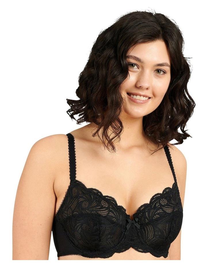 Sans Complexe Ariane Full Cup Underwire Lace Bra in Black 10DD