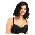 Sans Complexe Ariane Full Cup Underwire Lace Bra in Black 16DD