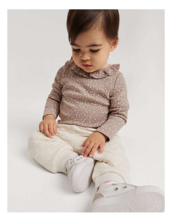 Country Road Organically Grown Cotton Blend Quilt Sweat Pant in Oatmeal Marle Oatl Marle 18-24MTHS