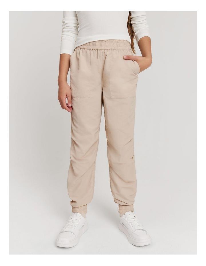 Country Road Teen Woven Track Pant in Stone Natural 14