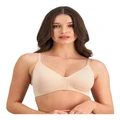 Bendon Comfit Collection Front Opening Wire Free Bra in Latte Natural 12DD/E