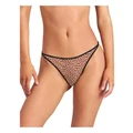 me. by bendon Impression Thong in Black Tuscany Leopard Print Assorted L