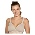 Naturana Padded Wirefree T-Shirt Bra with Wide Straps in Natural 10A