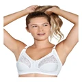 Naturana Supportive Soft Cup Wirefree Cotton Bra in White 12A