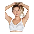 Naturana Supportive Soft Cup Wirefree Cotton Bra in White 12A