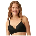 Naturana The Friday Wirefree Recycled Lace Bra in Black 14C