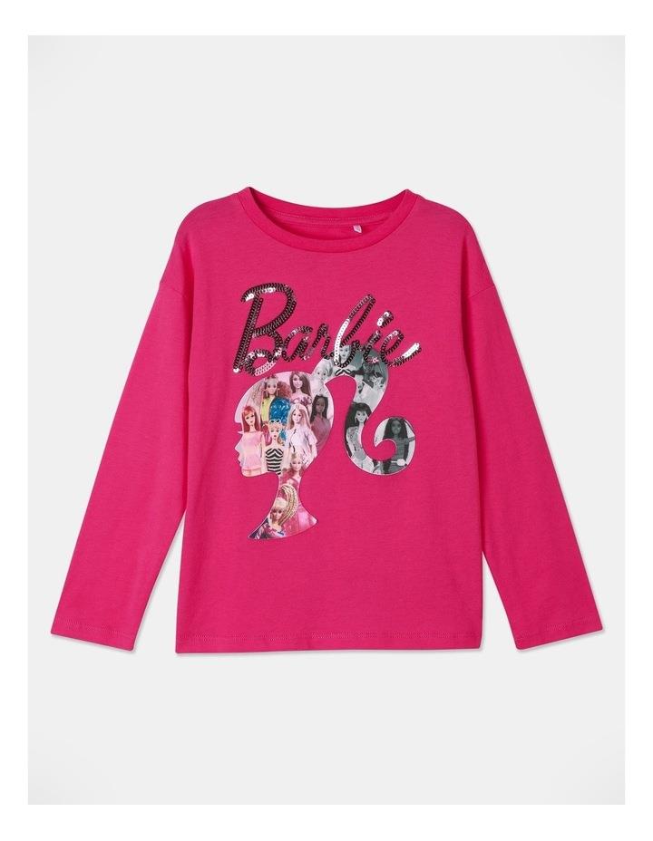 Barbie Sequin Logo T-shirt in Pink Brt Pink 3