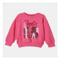 Barbie Sequin Sweat Top in Pink Hot Pink 5