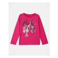 Barbie Sequin Logo T-shirt in Pink Brt Pink 4