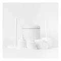 Vue Hudson Soft Touch Bathroom Accessories in White Toilet Brush Holder