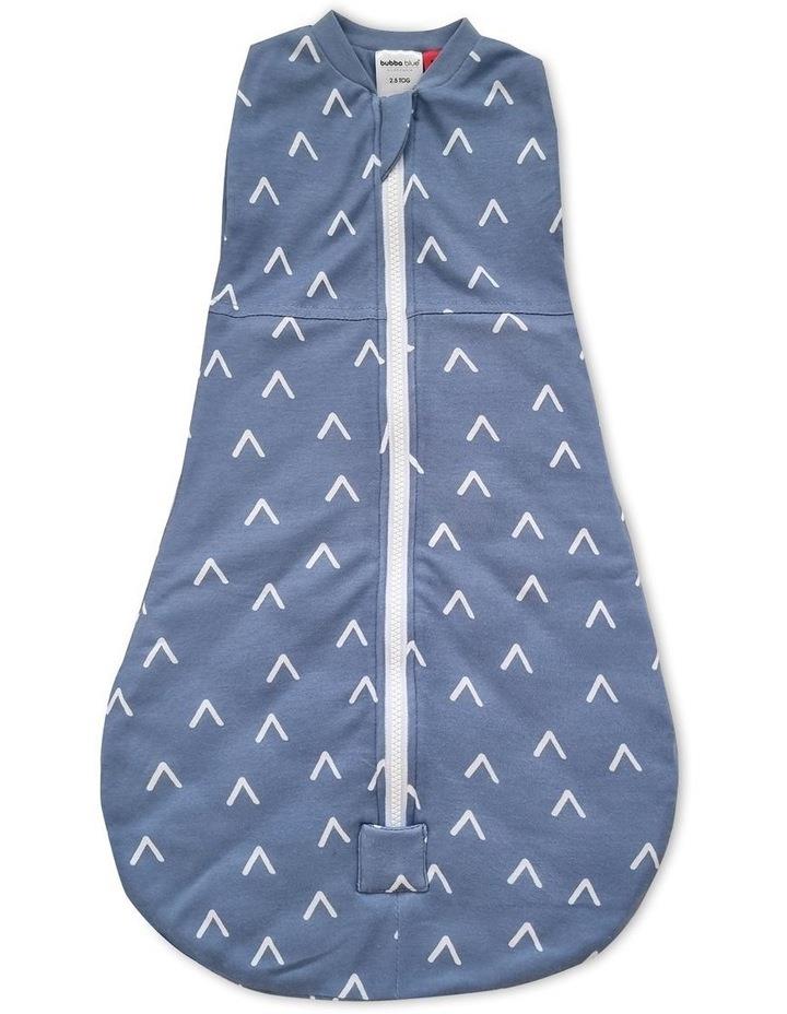 Bubba Blue Nordic 2.5 Tog Swaddle Sleep Bag 0-3 Month in Denim 0-3 Months