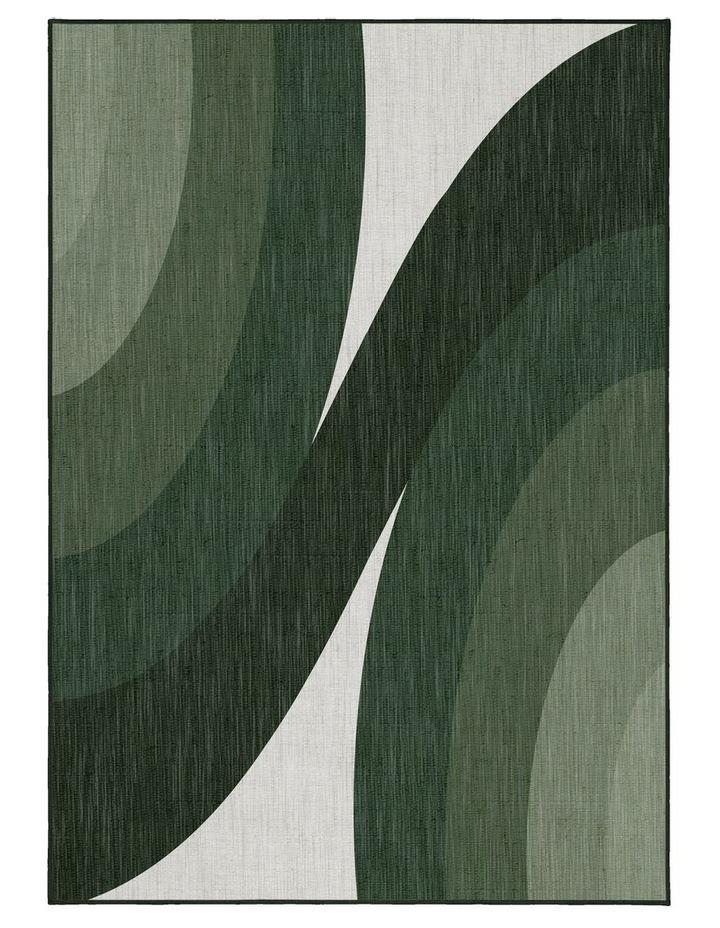 Double Rugs Bundle Washable Chenille Area Rug in Olive 60x90 cm