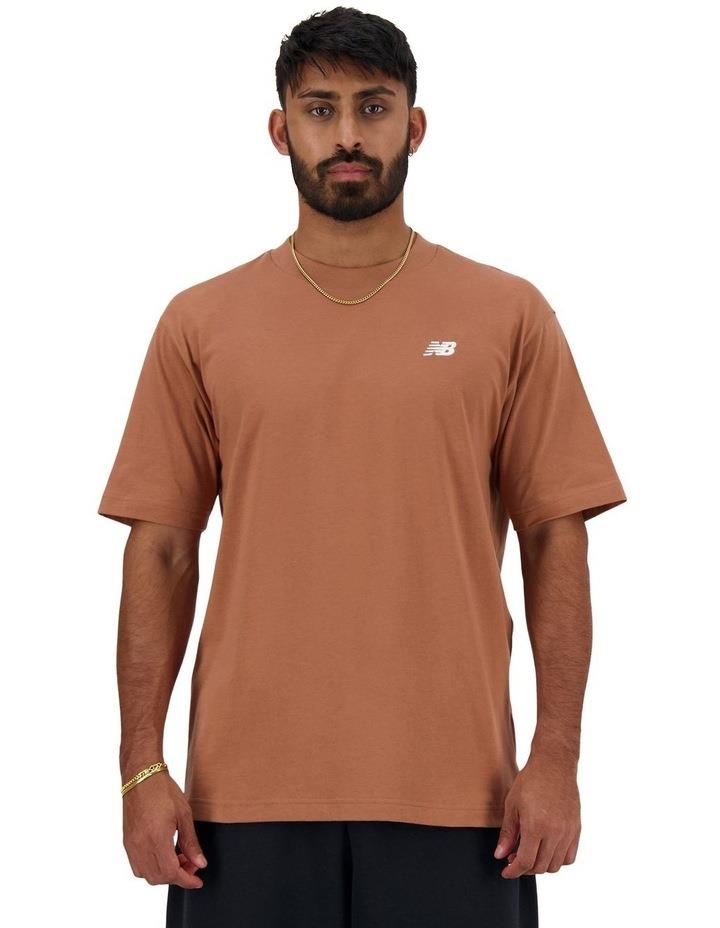 New Balance Small Logo Jersey T-shirt in Walnut Brown M