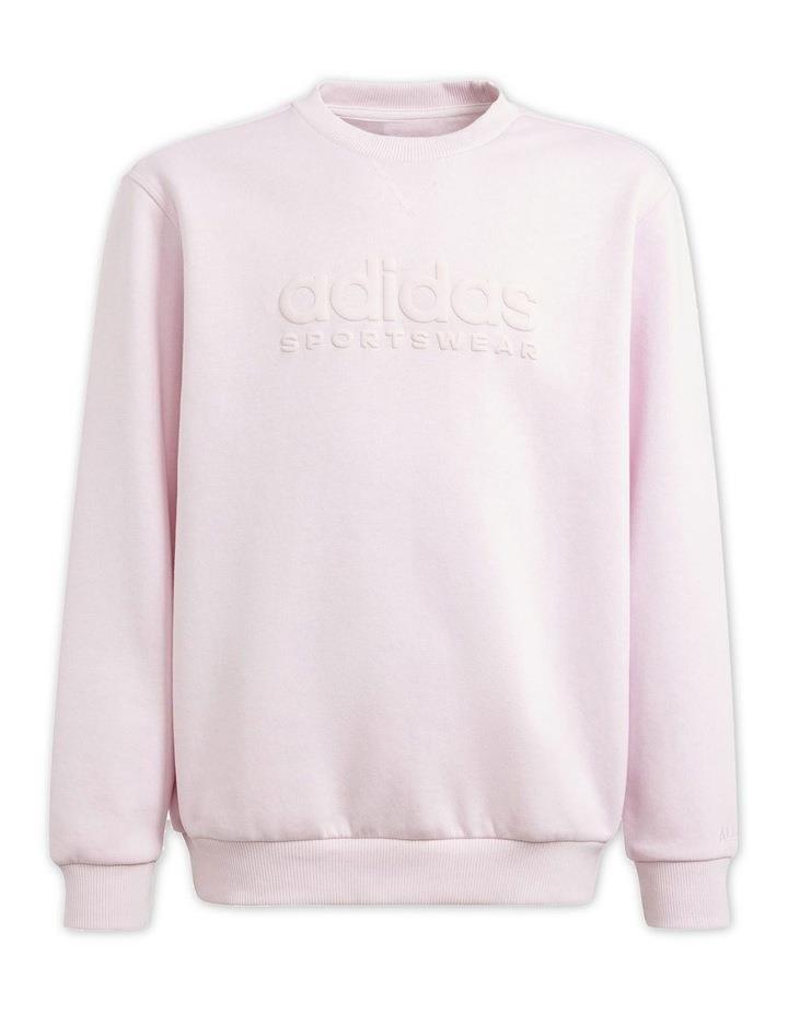 Adidas ALL SZN Graphic Sweatshirt in Clear Pink 7-8