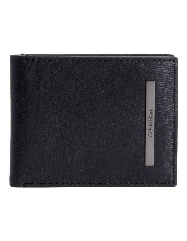 Calvin Klein Modern Metal Bifold 6CC With Coin Wallet in Black One Size