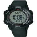 Lorus Digital Sport Plastic Case Watch in Black