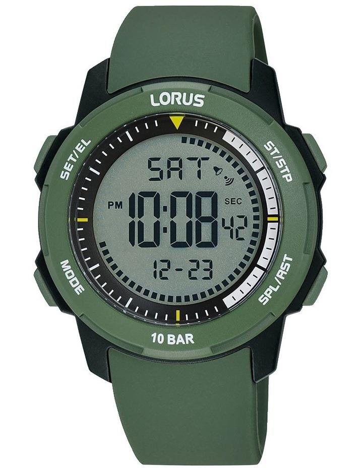 Lorus Digital Sport Plastic Case Watch in Green