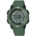 Lorus Digital Sport Plastic Case Watch in Green