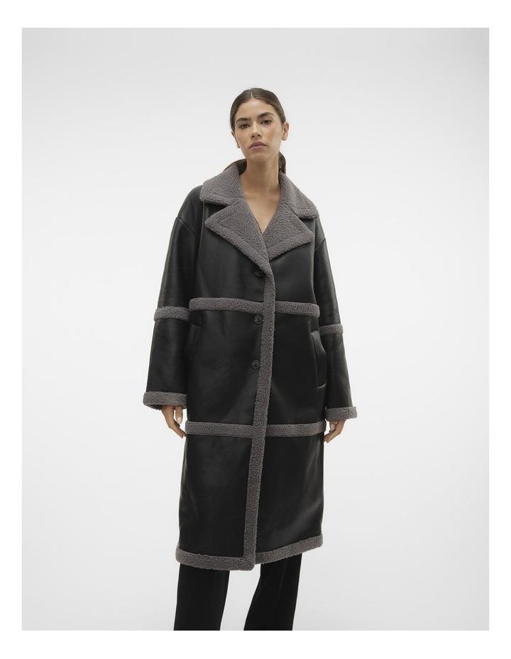 Vero Moda Metha Long Coat in Black XS