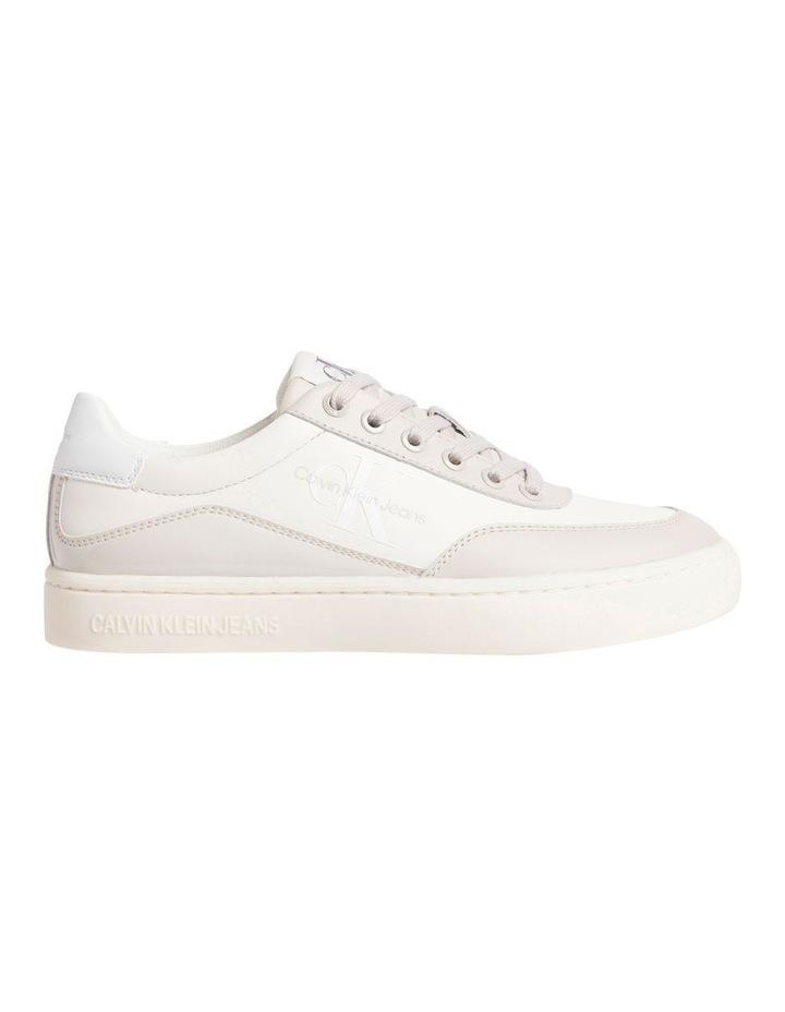 Calvin Klein Leather Trainers in Cream 36