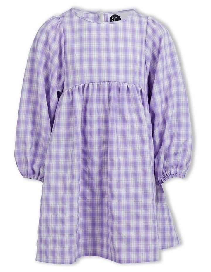 Eve Girl Violet Long Sleeve Dress (8-16 Years) in Purple 8