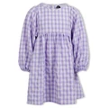 Eve Girl Violet Long Sleeve Dress (8-16 Years) in Purple 10