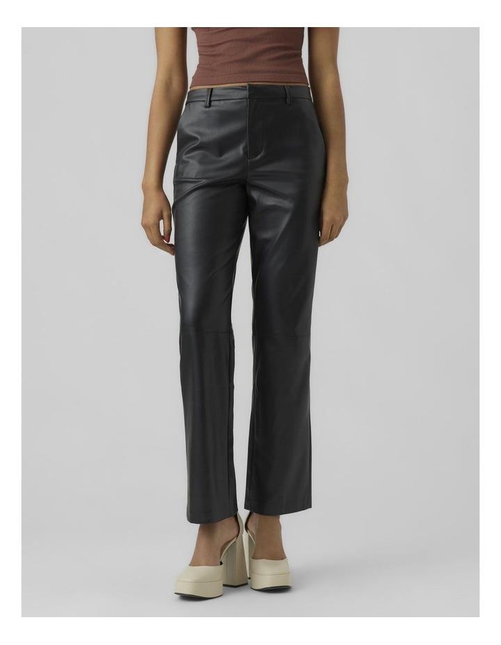 Vero Moda Olympiazamira Faux Leather Pant in Black XL