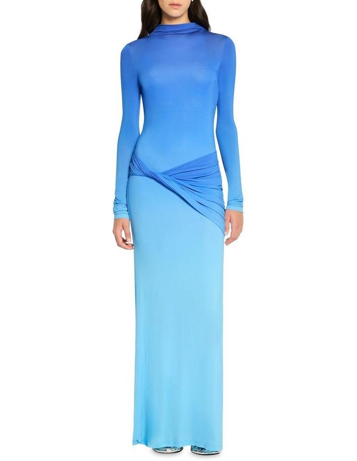 Sass & Bide Life Form Jersey Gown in Ombre Assorted L