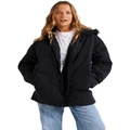 Roxy Ocean Ways Parka Jacket in Anthracite Black XL