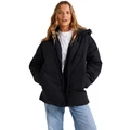 Roxy Ocean Ways Parka Jacket in Anthracite Black XL