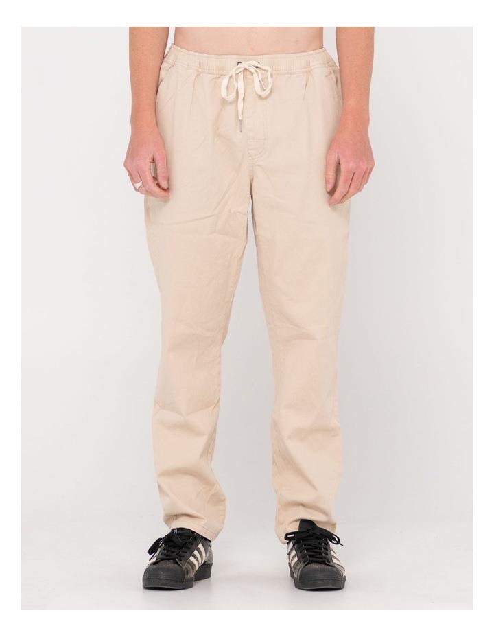 Rusty Mid Boy Straight Fit Elastic Pant in Natural 30