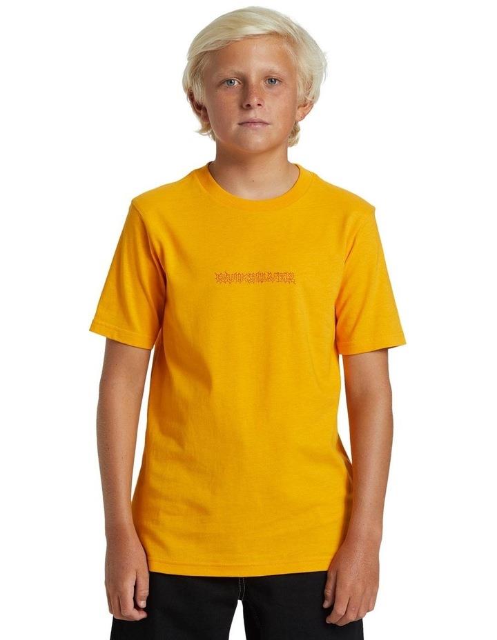 Quiksilver Razor T-shirt in Radiant Yellow Orange 8