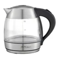 HEALTHY CHOICE Glass Kettle With 360 Degrees Rotational Base 1.7L in Silver