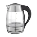 HEALTHY CHOICE Glass Kettle With 360 Degrees Rotational Base 1.7L in Silver