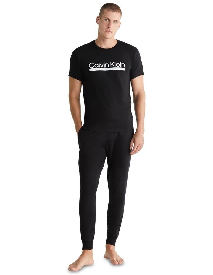 Calvin Klein Chill Tee and Jogger Sleep Set in Black M
