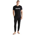 Calvin Klein Chill Tee and Jogger Sleep Set in Black L