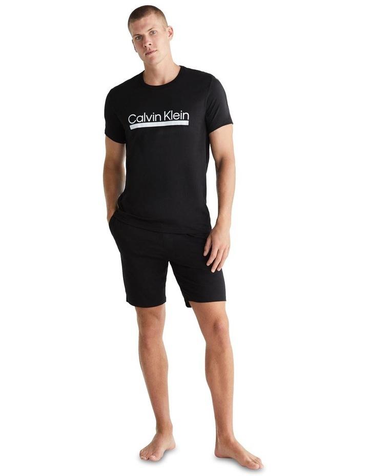Calvin Klein Chill Tee and Short Sleep Tee in Black L