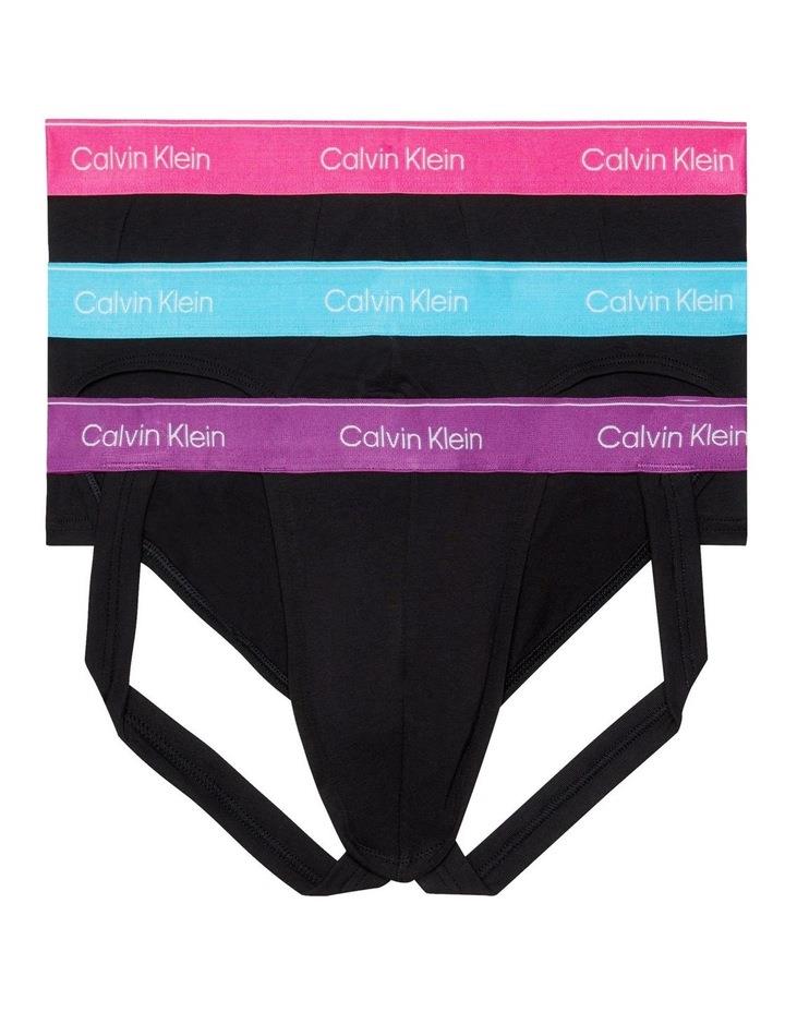 Calvin Klein Modern Cotton Stretch Pride Mixed Trunk 3 Pack in Black S