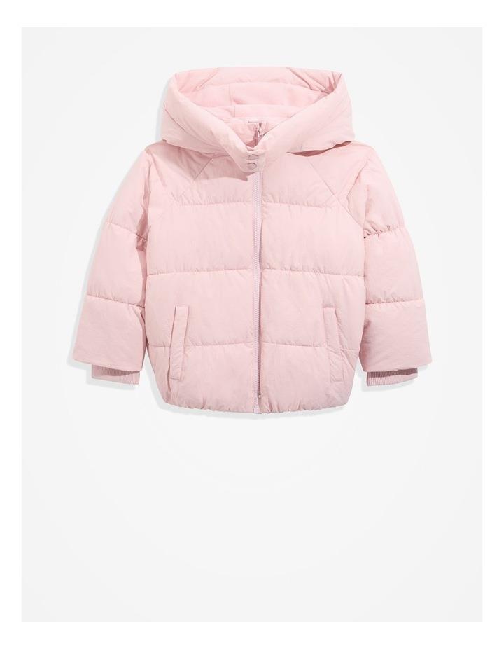 Country Road Recycled Nylon Puffer Sweat Jacket in Mineral Pink 12