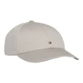 Tommy Hilfiger Flag Cotton 6 Panel Cap in Brown Taupe One Size