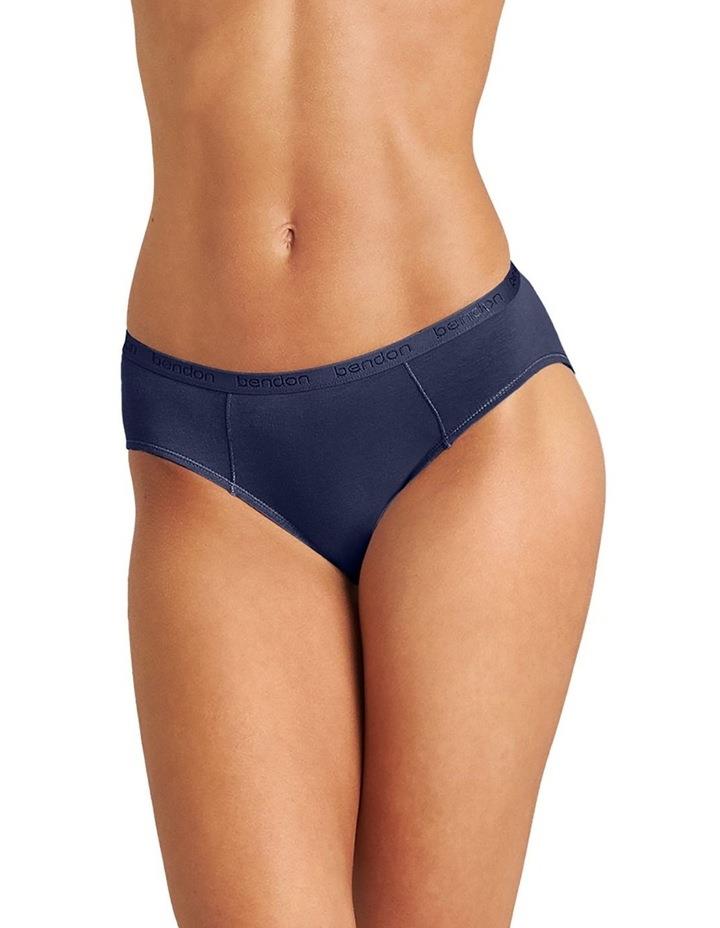 Bendon Body Cotton Bikini in Medieval Blue Navy M