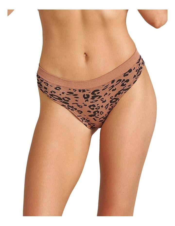 Bendon Seamless Thong in Leopard Lover Assorted XL