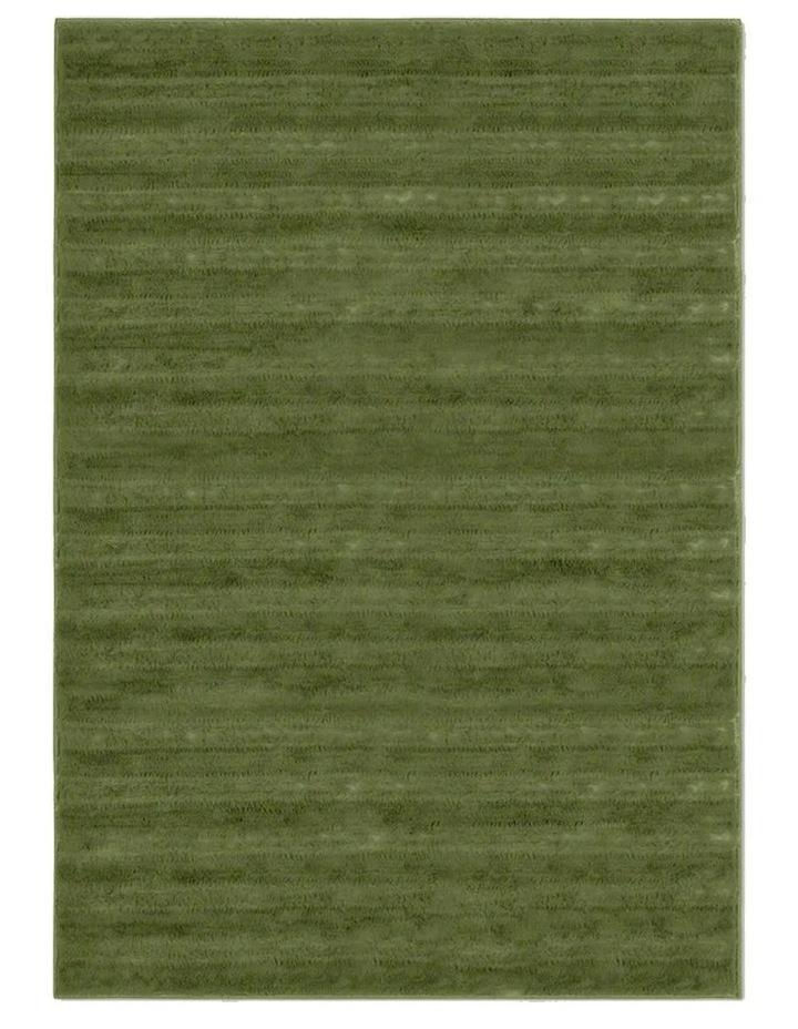 Double Rugs Willow Washable Highland Area Rug in Olive 60x90 cm
