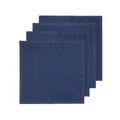 Ladelle Lina 4 Pack Napkin in Navy